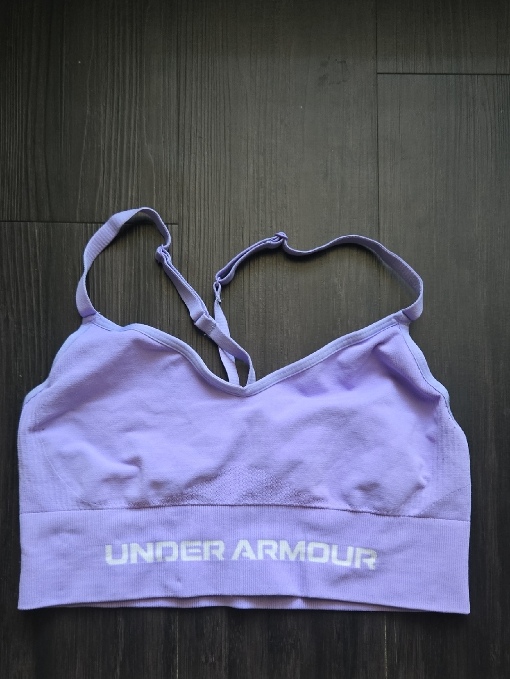 Under Armour Lavender Seamless Light Support Sports Bra